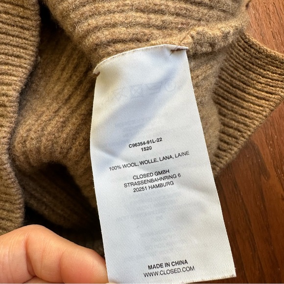 CLOSED Knit Wool Sweater - size XS - Picture 3 of 7